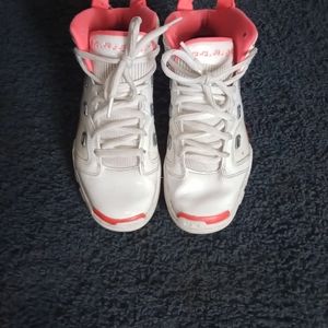 Jordans pink and white